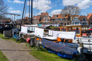Historic harbor town Enkhuizen, Netherlands