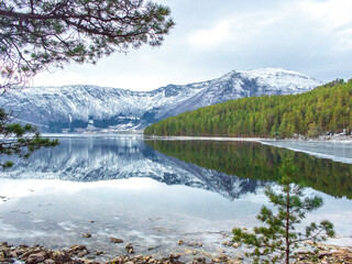 Lake in the mountains