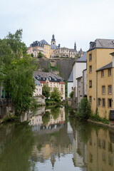 Fototapeta na wymiar The castle Lëtzebuerg in Luxembourg