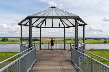 Viewpoint river Elbe, Germany