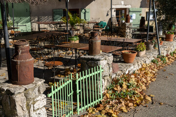 Naklejka premium Frankreich in der Ardèche. Eine Reise im November