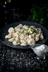 dumplings with sour cream