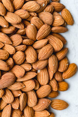 almonds closeup