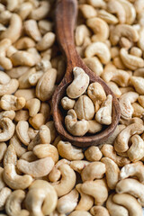 close up of cashew