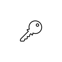 Key icon, key sign vector