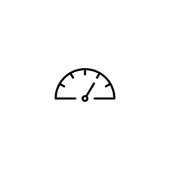 speedometer icon, speedometer sign vector