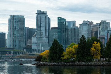 Fototapeta na wymiar Vancouver skyline