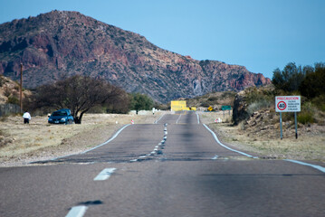 waving highway in mendoza province