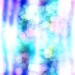 Obraz premium Seamless seventies tie dye stripe bokeh texture. Hippie summer wavy striped repeat background with ink dyed effect.