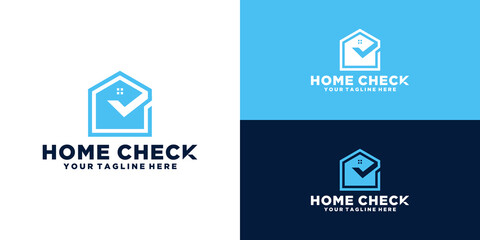 home check logo design, home buying logo, home investment