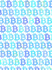 Abstract bitcoin pattern background image.