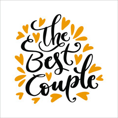 Lettering style event typography type