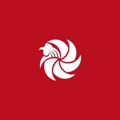 simple chicken logo. vector illustration for business logo or icon