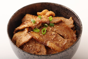 豚肉の炙り丼