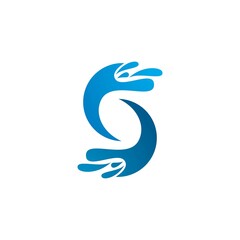 Water splash illustration