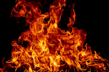 Fototapeta premium Fire flame motion pattern abstract texture. Burning fire, flame overlay background.