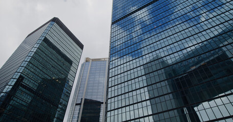 Plakat Hong Kong business tower