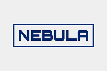 Nebula flat typography t-shirt vector design.