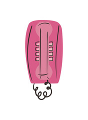 classic pink phone