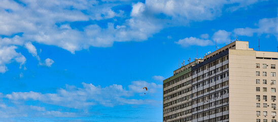 Rio de Janeiro, Brazil - CIRCA 2021: Photograph of a daytime outdoor urban landscape with buildings...