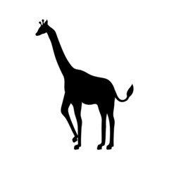 Fototapeta na wymiar giraffee icon design template vector isolated illustration