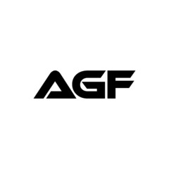 AGF letter logo design with white background in illustrator, vector logo modern alphabet font overlap style. calligraphy designs for logo, Poster, Invitation, etc.