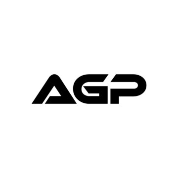 AGP letter logo design with white background in illustrator, vector logo modern alphabet font overlap style. calligraphy designs for logo, Poster, Invitation, etc.