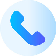 telephone gradient icon