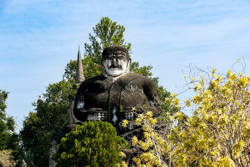 statue of buddha in park