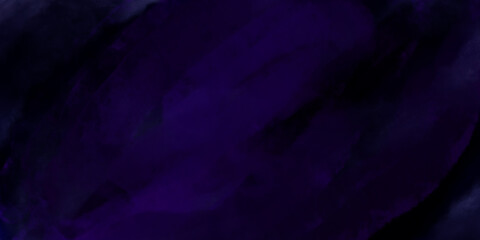 濃いブルーと黒の暗い水彩背景