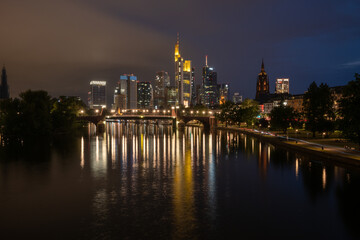 Naklejka na ściany i meble Frankfurt Skylines 