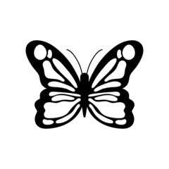 butterfly icon design template vector isolated illustration