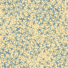  Neutral light blue yellow seamless abstract texture. Modern coastal living all over print. Irregular soft furnishing cover grunge background. High quality jpg swatch.