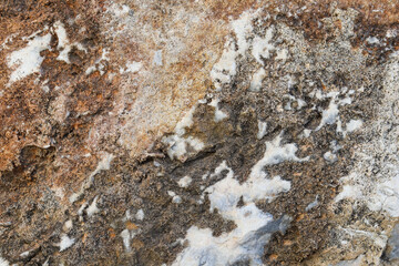 Natural brown gray stone as a background or texture, seamless for design. High quality photo