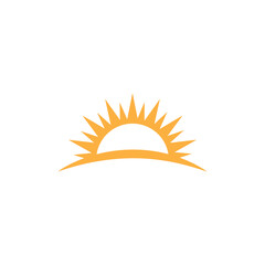 Obraz premium Sun Vector illustration Icon