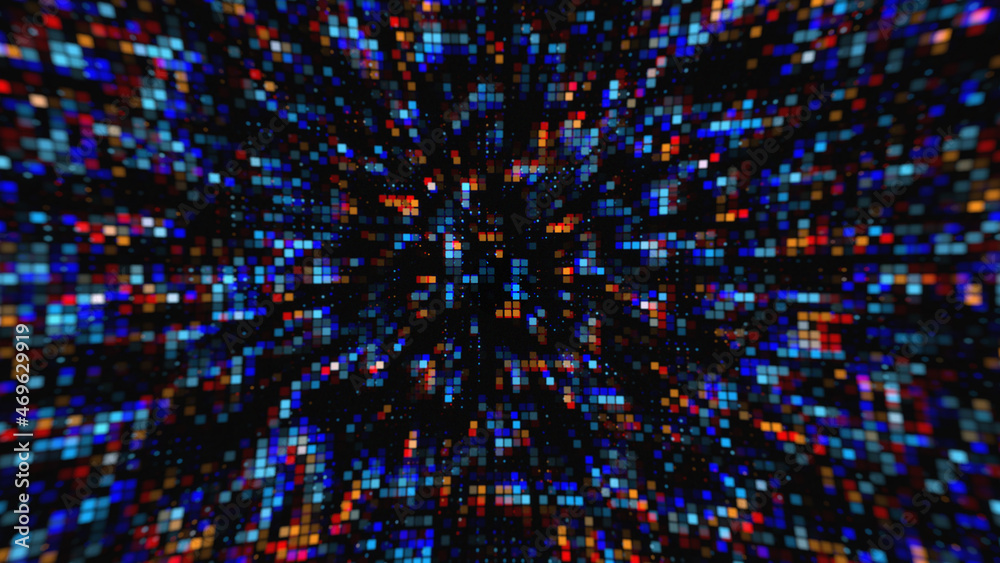 Canvas Prints slow flow motion technology background