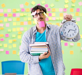 Student with many conflicting priorities