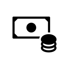 Money Icon - Vector Illustration .