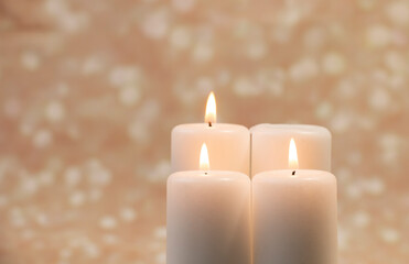 Advent 3. Third candle - Shepherds' candle. Now there are already three candles burning in the wreath. This candle is dedicated to the shepherds who, with the help of the Angels, were the first to fin