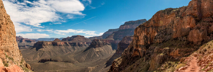 Fototapeta na wymiar Scenic view on the Grand Canyon from South Kaibab Trail, Arizona