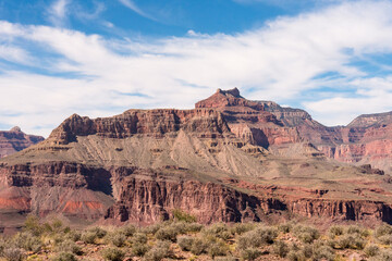 Scenic view on the Grand Canyon from South Kaibab Trail, Arizona