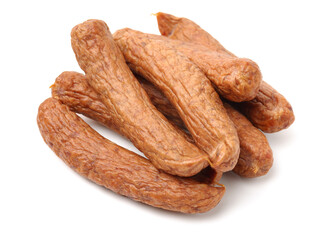 Sausage isolated on white background