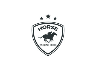 The vintage horse racing logo designs inspiration. 
