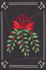 mistletoe plant poster