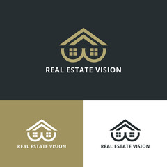 Real Estate Vision logo design