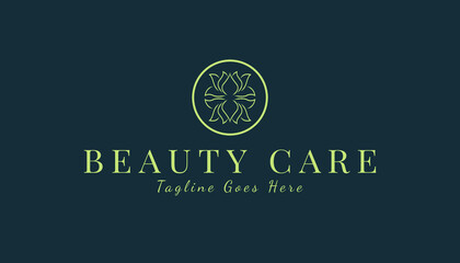 Lotus flower logo inspiration. Aesthetic line art lotus logo design for beauty care, skin care, spa, yoga, boutique, women fashion and beauty clinic treatment. branding identity for feminine business.