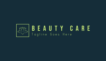 Lotus flower logo inspiration. Aesthetic line art lotus logo design for beauty care, skin care, spa, yoga, boutique, women fashion and beauty clinic treatment. branding identity for feminine business.