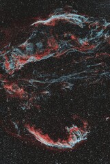 Veil Nebula, Supernova Remnant, NGC 6960, NGC 6992