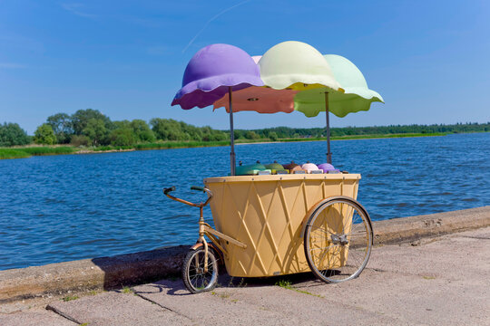 Mobiler Eiswagen