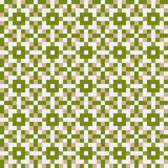 Abstract Cross Pattern generative computational art illustration